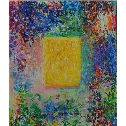 Mike Holcroft Pastel à l'huile jaune riche n ° 78 sur papier 182 Mike Holcroft Pastel à l'huile jaune riche n ° 78 sur papier 182
