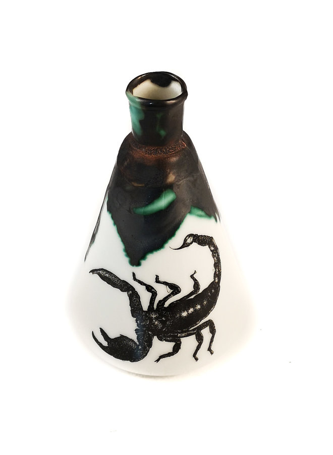 Scorpion cone flask  bottle 146