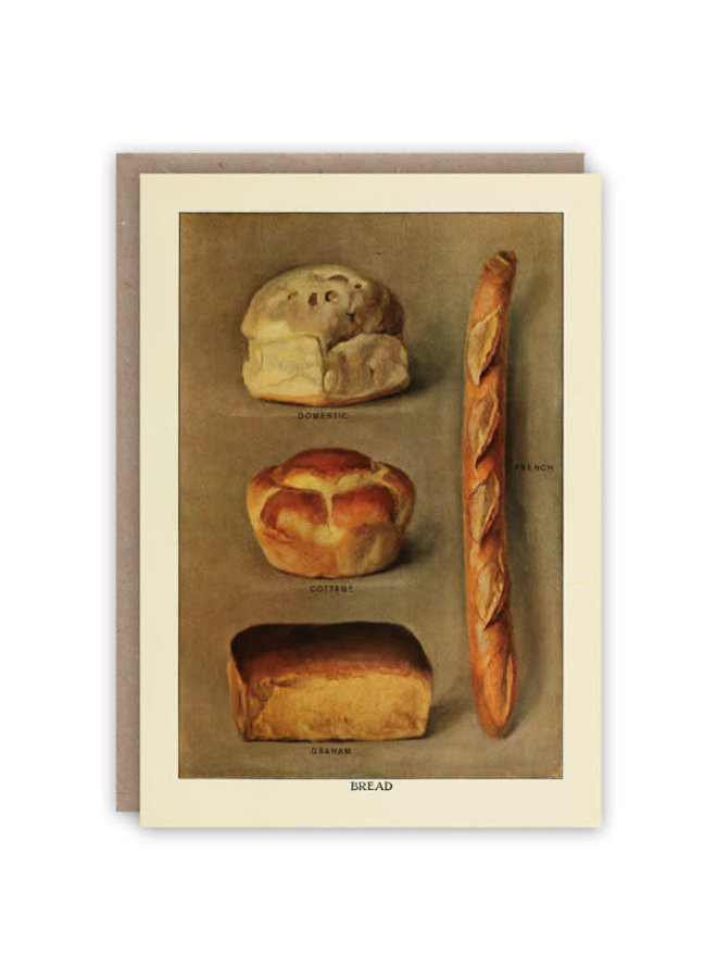 Carte de livre de modèle de pain