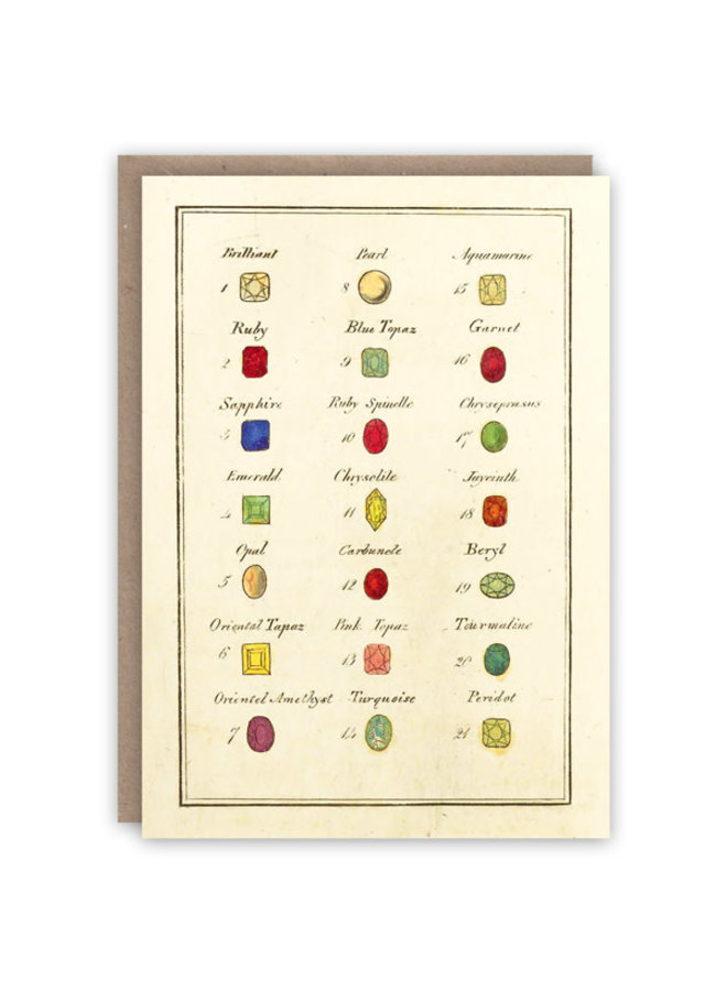 Cabinet of Gems Pattern book card