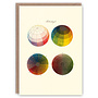 Colour Spheres Pattern book card