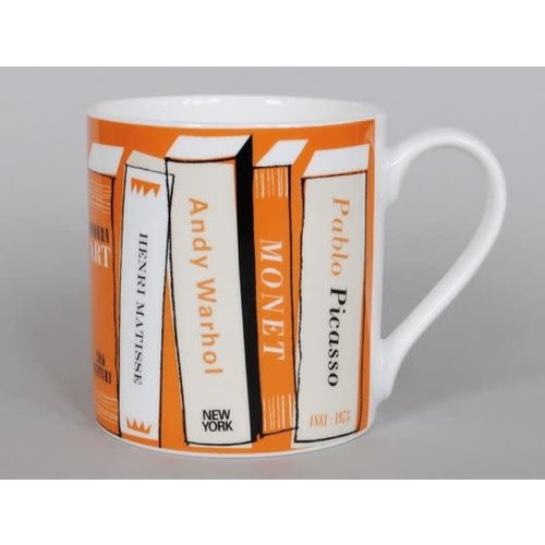 Repeat Repeat Kunstbücher große Tasse Orange Repeat Repeat Kunstbücher große Tasse Orange