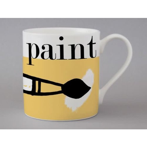 Repeat Repeat Graphic Paint Large Yellow Mug 158 Repeat Repeat Graphic Paint Large Yellow Mug 158