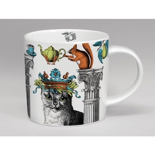 Repeat Repeat Menagerie Cat White large mug bone china 145 Repeat Repeat Menagerie Cat White large mug bone china 145