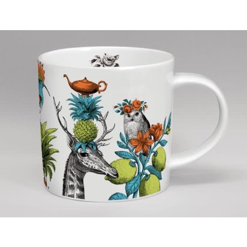 Repeat Repeat Menangerie Jirafa grande taza blanca 153 Repeat Repeat Menangerie Jirafa grande taza blanca 153