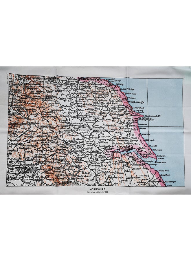 Yorkshire 1889  Map T. Towel 06