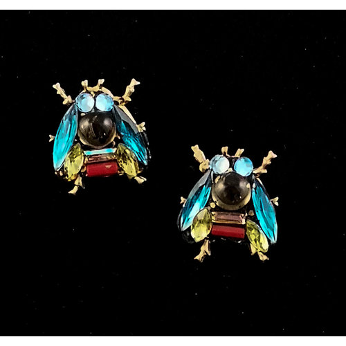 Annie Sherburne Blue Wing Bee Ohrstecker 196 Annie Sherburne Blue Wing Bee Ohrstecker 196