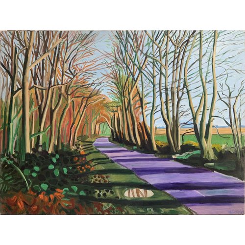 Mike Holcroft Woldgate, Crisp Morning, January after Hockney 75 Mike Holcroft Woldgate, Crisp Morning, January after Hockney 75