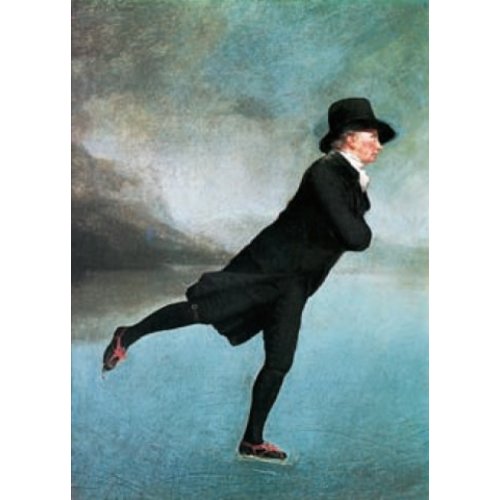 Artists Cards The Rev. Robert Walker Skating by Henry Raeburn 140x 180mm card Artists Cards The Rev. Robert Walker Skating by Henry Raeburn 140x 180mm card