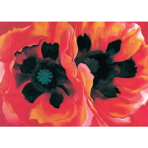 Artists Cards Amapolas orientales de Georgia O 'Keeffe Artists Cards Amapolas orientales de Georgia O 'Keeffe