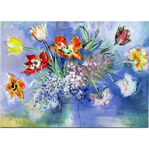 Artists Cards Tulips by Dufy 180x 140mm card Artists Cards Tulips by Dufy 180x 140mm card