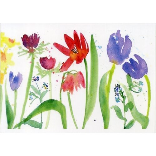Artists Cards Spring Boarder by Helen Clarke 180x 140mm card Artists Cards Spring Boarder by Helen Clarke 180x 140mm card