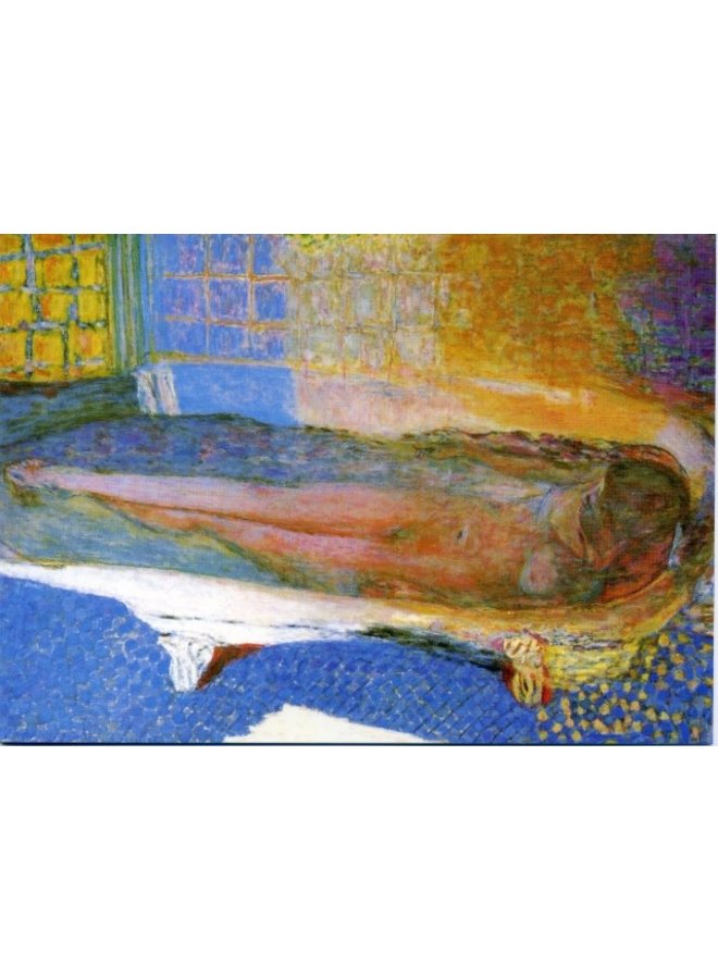 Nude in the Bath par Bonnard carte 180x 140mm