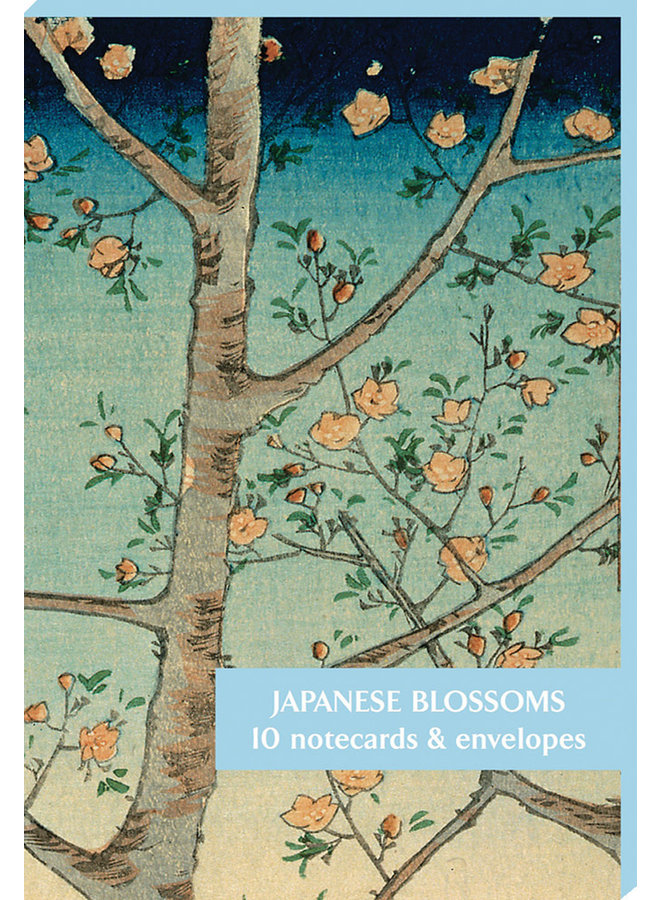 Japanese Blossoms 10 Notecard Pack