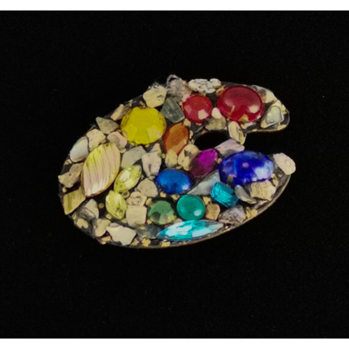 Annie Sherburne Artist Palette Broche 209 Annie Sherburne Artist Palette Broche 209