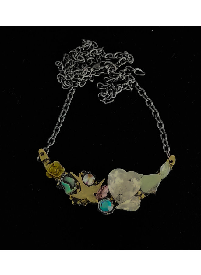 Necklace with  Flying Bird 223