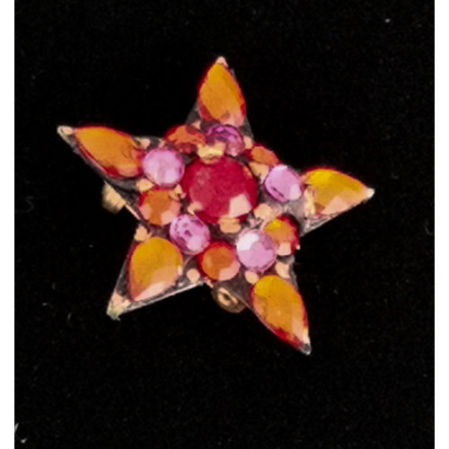 Annie Sherburne Broche étoile orange 220 Annie Sherburne Broche étoile orange 220
