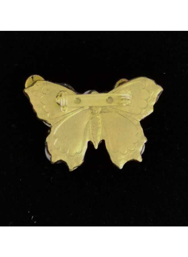 Broche Pequeña Mariposa Ala Roja 215