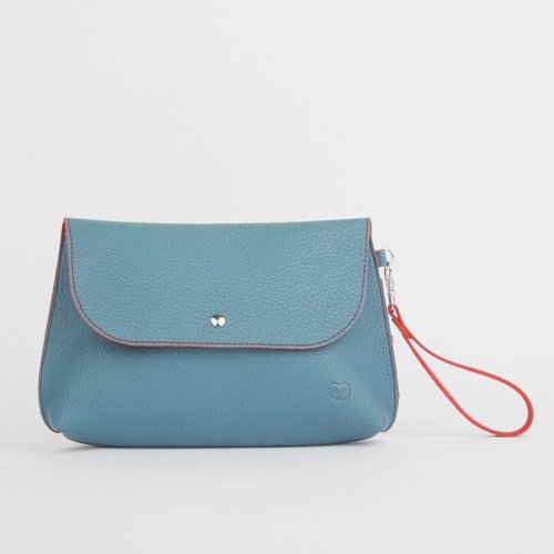 goodeehoo Dusky Clutch Bag Teal and Orange 048 goodeehoo Dusky Clutch Bag Teal and Orange 048