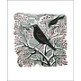 Blackbirds and Berries av Angela Harding