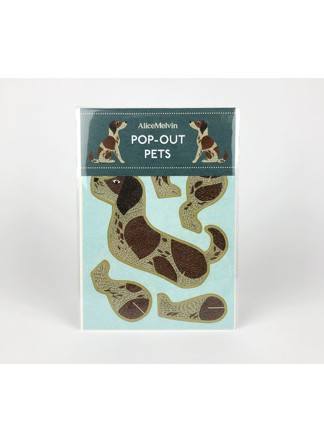 Dog Pop-Out-kort av Alice Melvin