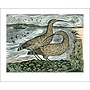 Two Curlews on the Deben by Angela Harding