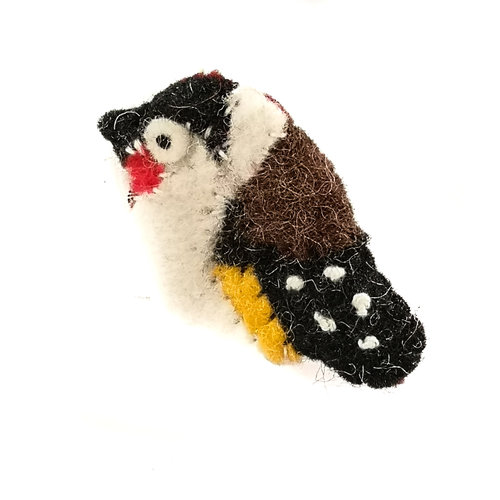 Amica Accessories Goldfinch Felt Brooch 014 Amica Accessories Goldfinch Felt Brooch 014