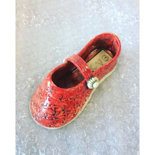 Drew Caines Schoen met riempje rood 14 Drew Caines Schoen met riempje rood 14