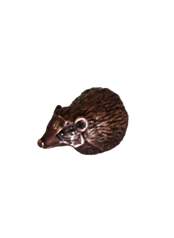 Hedgehog Sitting Bronze 78