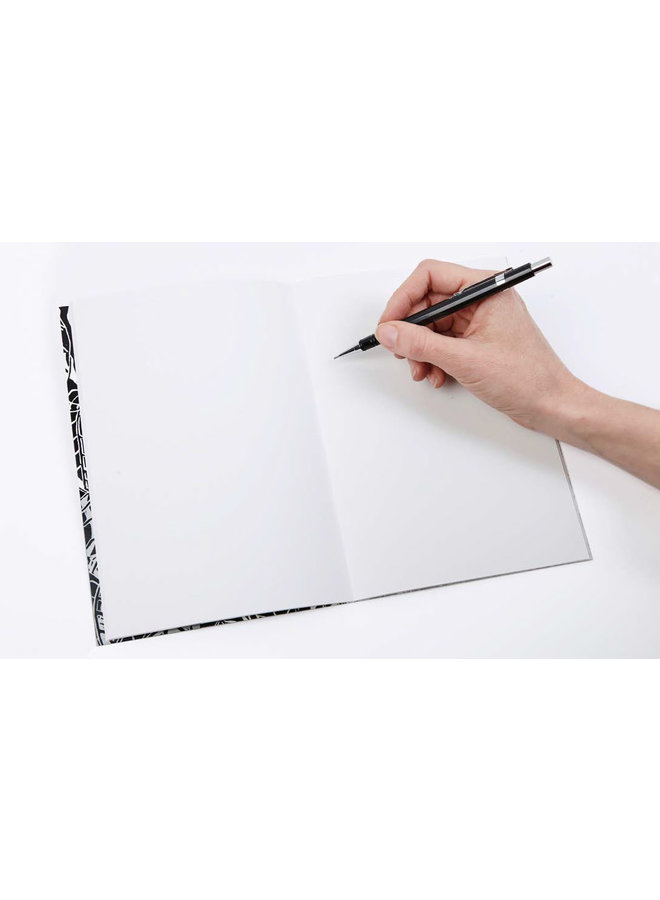 Avokadomönster A5 anteckningsbok med mapp 05