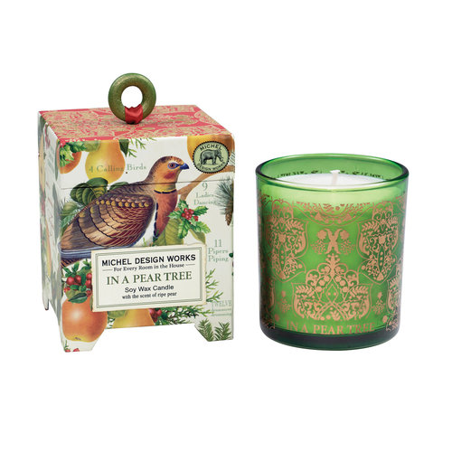 Michel Design Works In A Pear Tree 6.5 oz. Soy Wax Candle Michel Design Works In A Pear Tree 6.5 oz. Soy Wax Candle