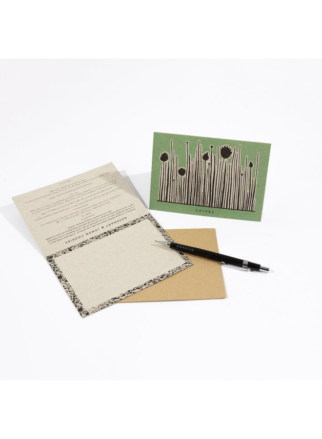 Recette d'herbes du jardin Notecards 12