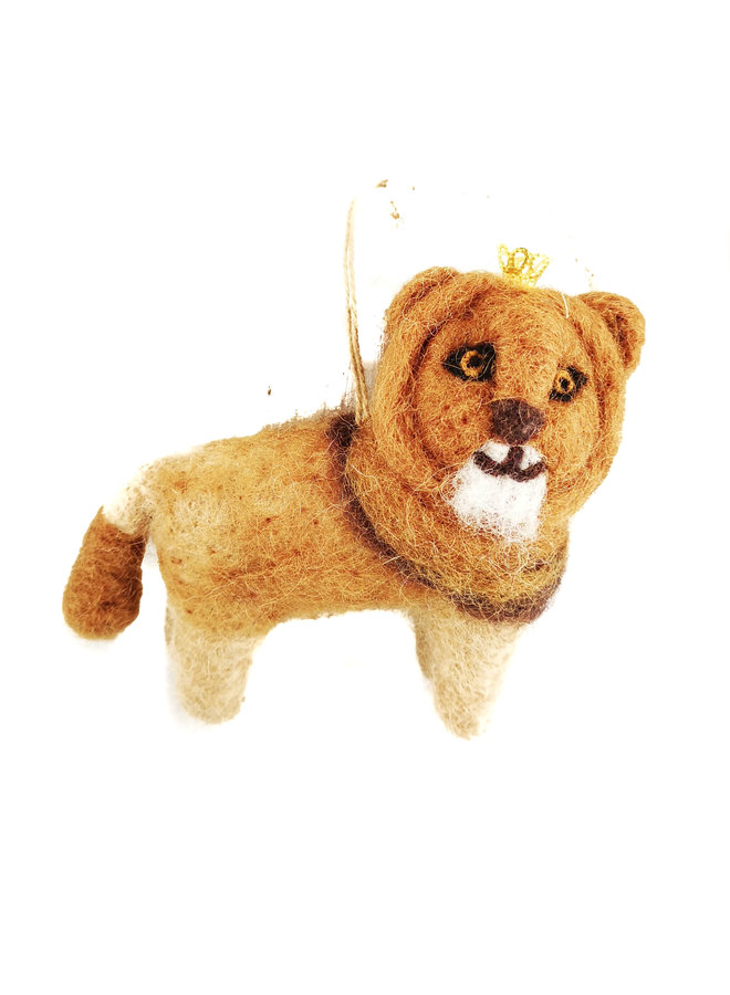 Lion King with Crown Felt Hanging Decoration 25