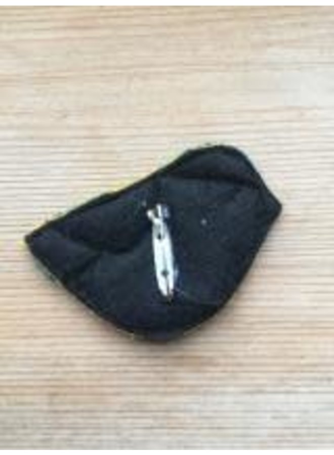 Blue Tit  Bird Felt Brooch 03