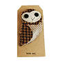 Broche Feutre Oiseau Hibou 04