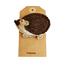 Broche de fieltro de criatura erizo 08