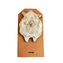 Broche en feutre de créature de mouton blanc 10