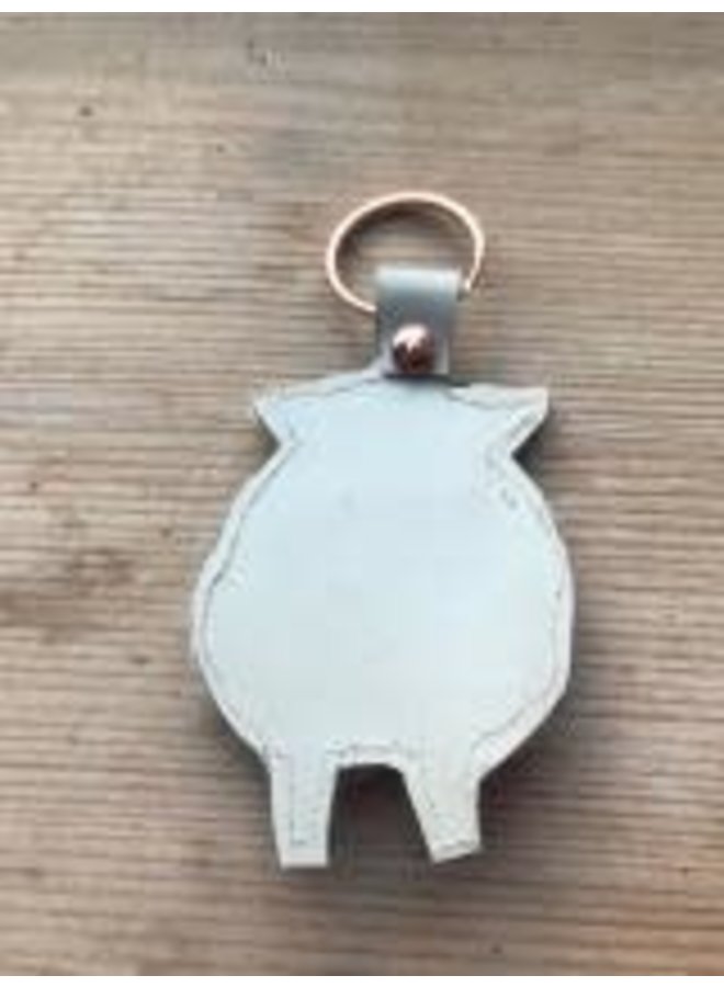 White Faced Sheep Creature Felt Keyring 13