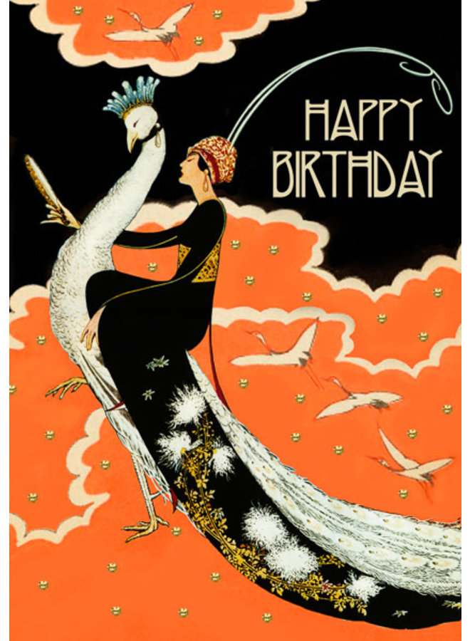 The Mirror Birthday glitter card