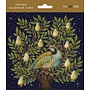 Partridge in a Pear Tree Guilded Advent calendar card by Catherine Rowe