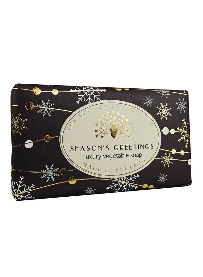 Seasons Greetings Luxury Vintage Wrap Soap