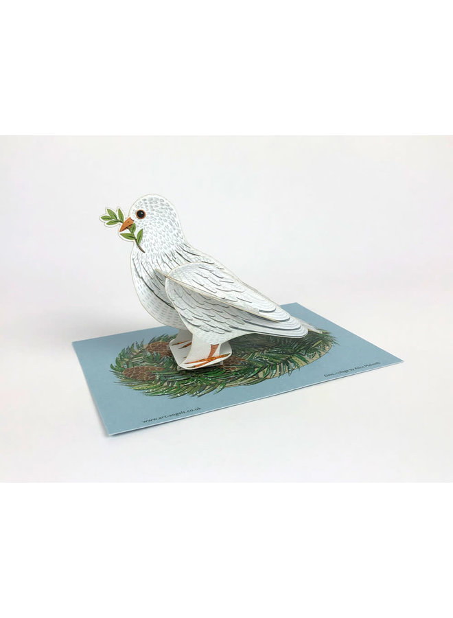 Dove Pop-Out-Karte von Alice Melvin