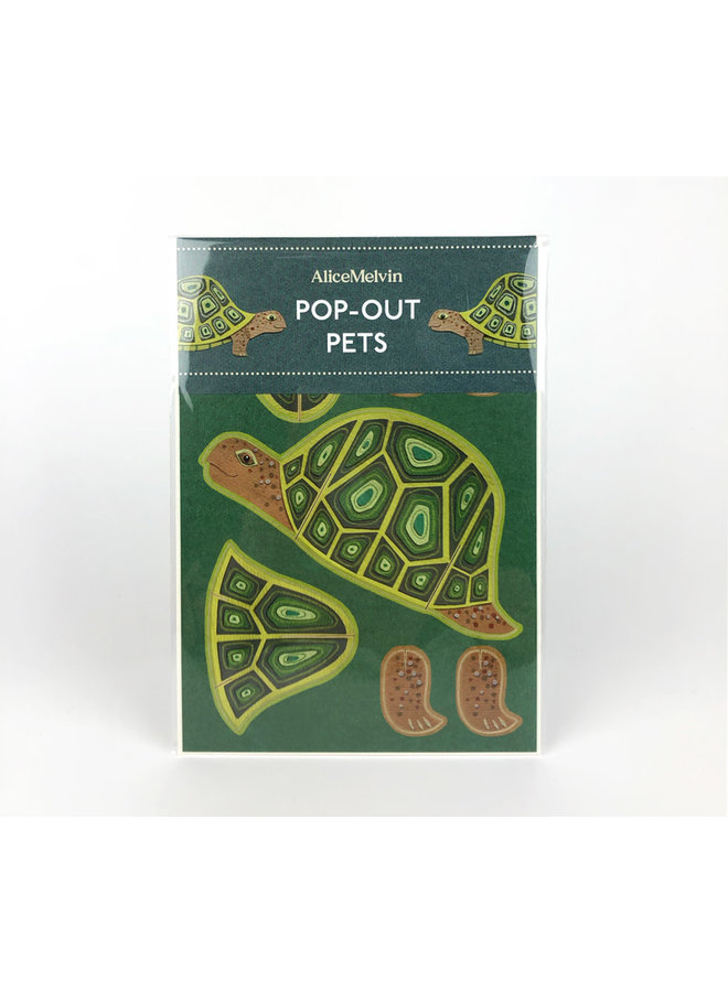 Carte Pop-Out Tortue par Alice Melvin