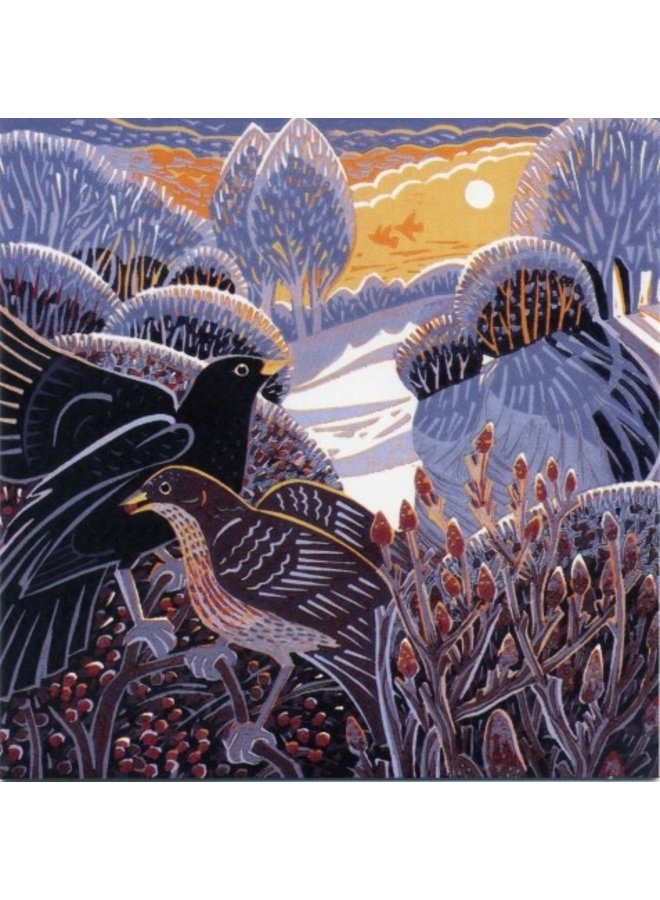 Winter Glow by Annie Sudan 140x140mm card