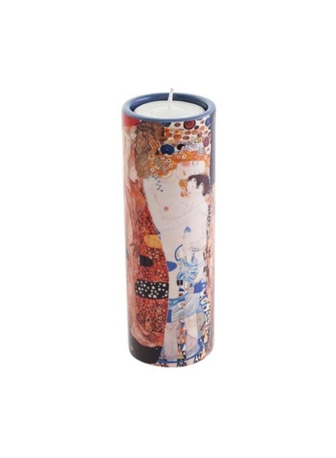 Klimt Three Ages of Women Tea Light Holder Ceramic