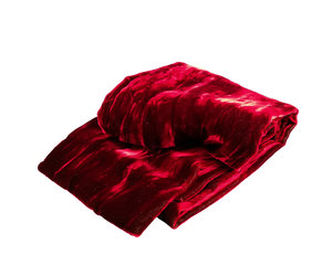 Lady Crow Silks Ruby Iridescent Velvet scarf 092 Water Street