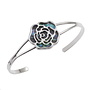 Rose Inlaid Paua shell Bangle T353
