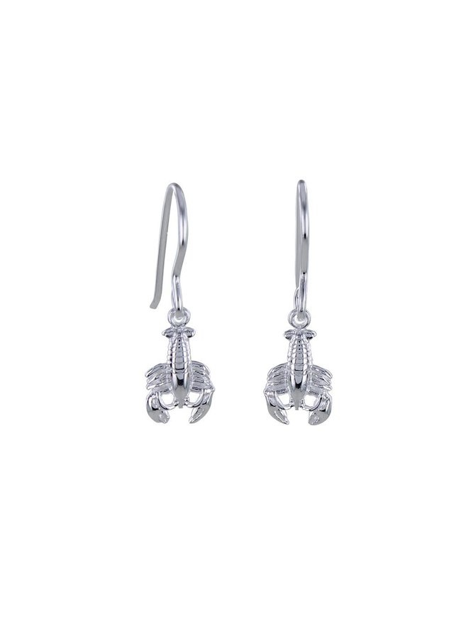 Pendants d'oreilles Lobster en argent 74