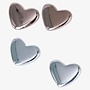Petit Heart  silver (only)  stud earrings  94
