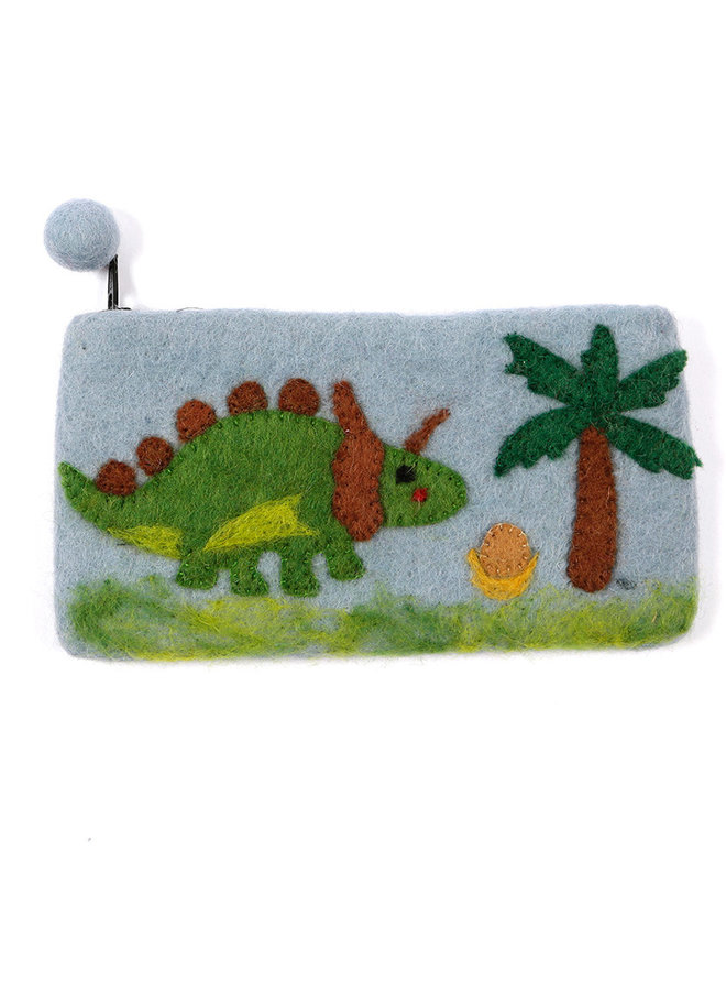 Dinosaur with Tree Pencil Case Felt 29